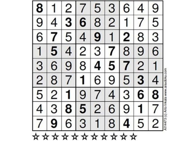 Sudoku toughest answer