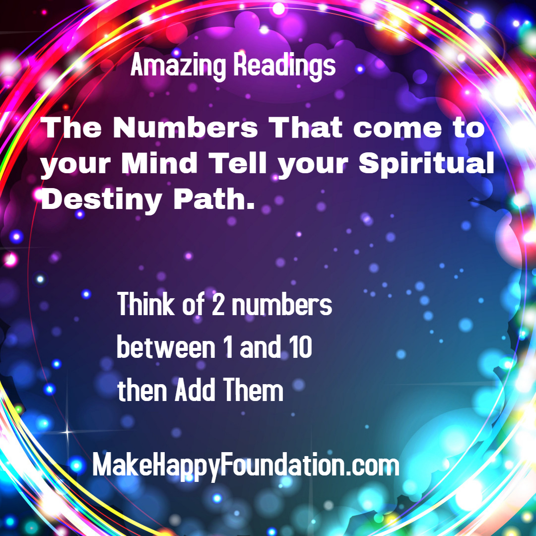 Numbers tell your Spiritual Destiny Path - Made with PosterMyWall