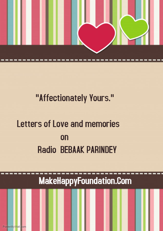 Affectionately yours Radi Bebaak Parindey - Made with PosterMyWall